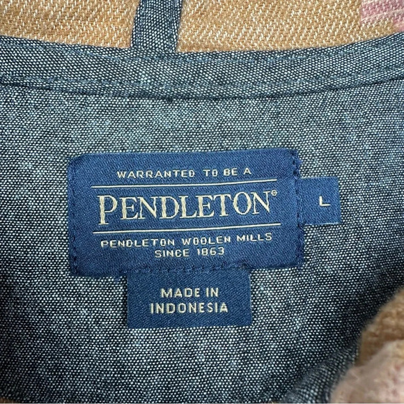 Pendleton Oversized Double Soft Hoodie. Sz: Large - Picture 6 of 9